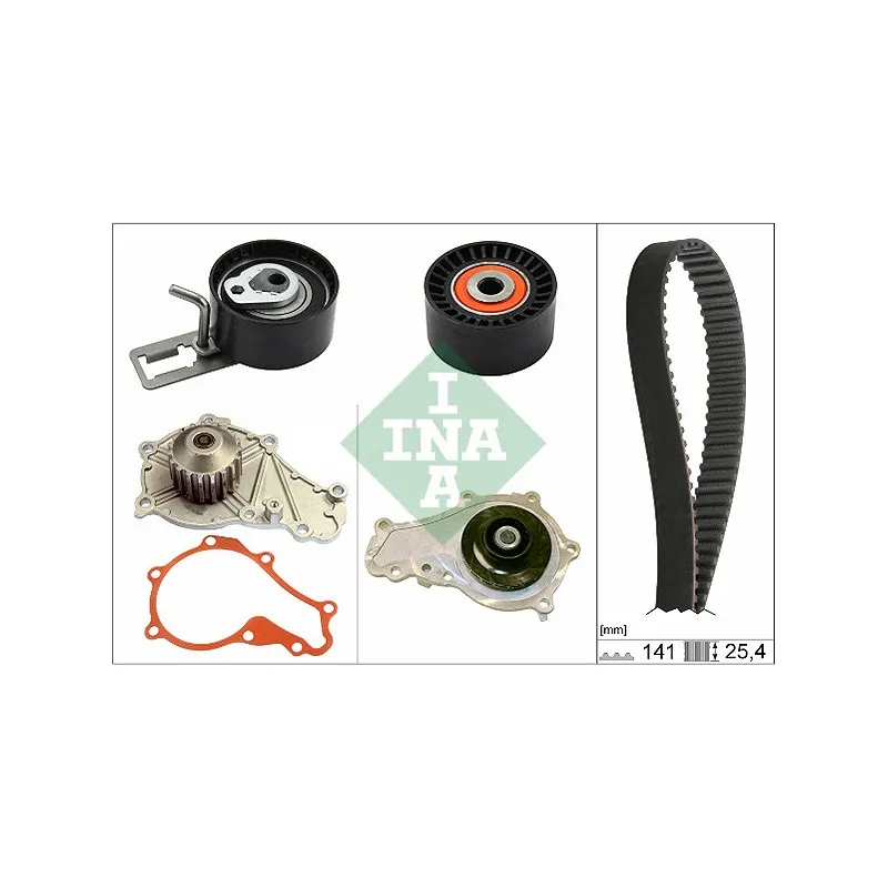 Pompe à eau + kit de courroie de distribution INA 530 0578 30