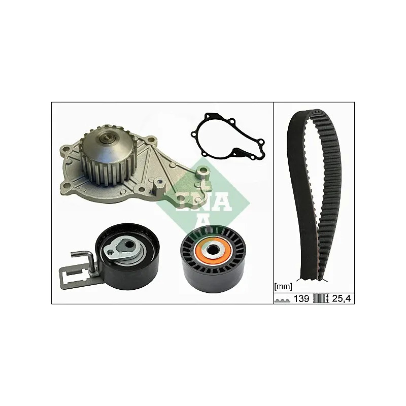 Pompe à eau + kit de courroie de distribution INA 530 0610 30