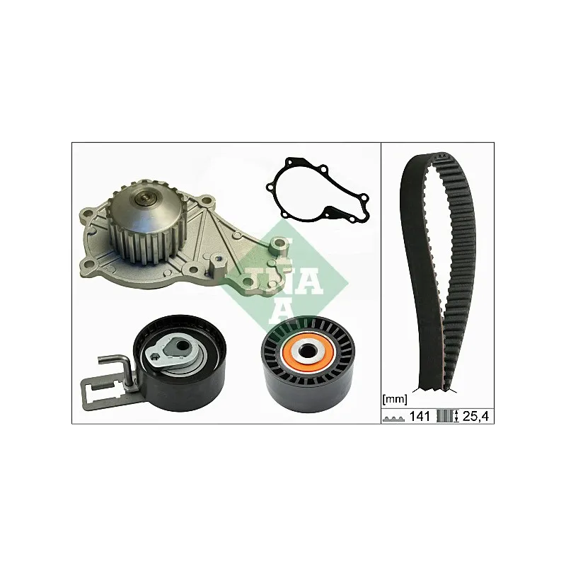 Pompe à eau + kit de courroie de distribution INA 530 0611 30