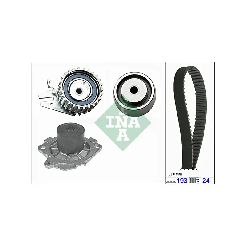 Pompe à eau + kit de courroie de distribution INA 530 0621 30
