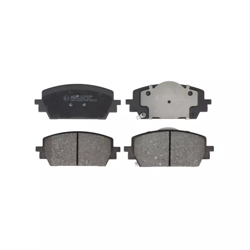 Jeu de 4 plaquettes de frein avant ABE C10540ABE