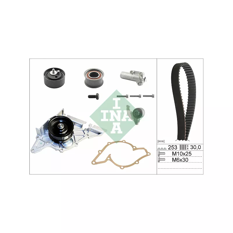 Pompe à eau + kit de courroie de distribution INA 530 0179 33