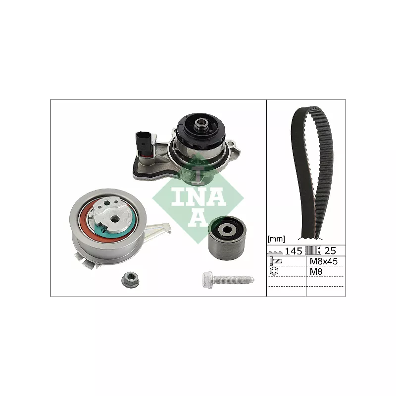 Pompe à eau + kit de courroie de distribution INA 530 0665 30