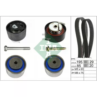 Kit de distribution INA 530 0764 10
