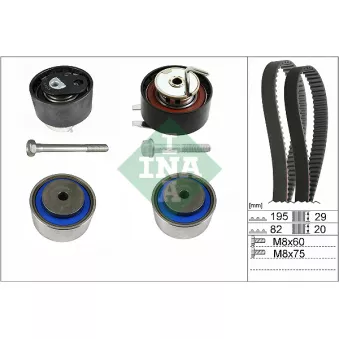 Kit de distribution INA 530 0767 10
