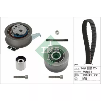 Kit de distribution INA 530 0835 10