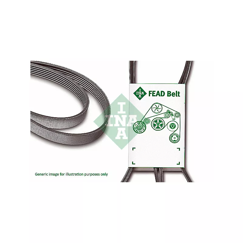 Courroie trapézoïdale à nervures INA FB 4EPK890