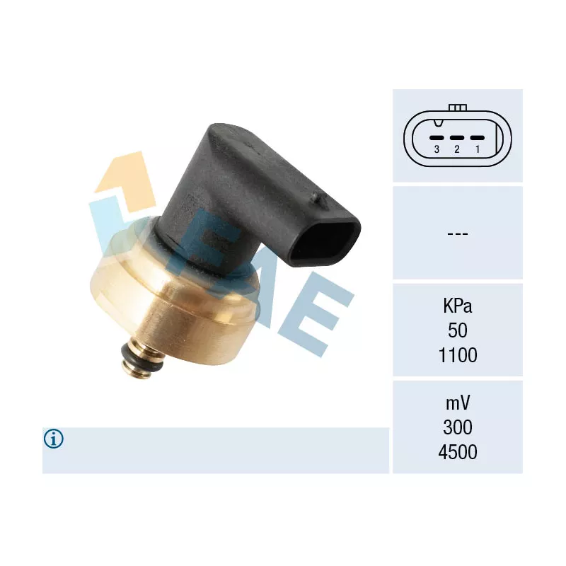 Capteur, pression de carburant FAE 15618