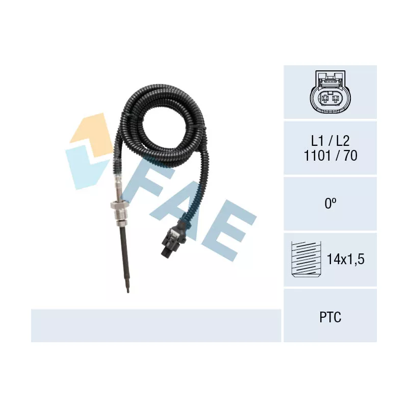 Capteur, température des gaz FAE 68022