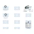 Pompe à eau + kit de courroie de distribution Saleri SIL K1PA1054 - Visuel 2