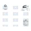 Pompe à eau + kit de courroie de distribution Saleri SIL K1PA1217 - Visuel 2