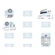 Pompe à eau + kit de courroie de distribution Saleri SIL K1PA1246A1 - Visuel 2
