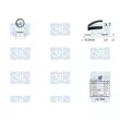 Pompe à eau + kit de courroie de distribution Saleri SIL K1PA1385 - Visuel 2