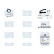 Pompe à eau + kit de courroie de distribution Saleri SIL K1PA1395 - Visuel 2
