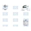Pompe à eau + kit de courroie de distribution Saleri SIL K1PA1404 - Visuel 2