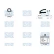 Pompe à eau + kit de courroie de distribution Saleri SIL K1PA437P - Visuel 2