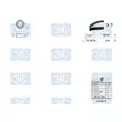 Pompe à eau + kit de courroie de distribution Saleri SIL K1PA467A - Visuel 2
