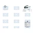 Pompe à eau + kit de courroie de distribution Saleri SIL K1PA611A - Visuel 2