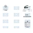 Pompe à eau + kit de courroie de distribution Saleri SIL K1PA864A - Visuel 2