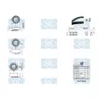 Pompe à eau + kit de courroie de distribution Saleri SIL K2PA1002A - Visuel 2