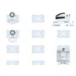 Pompe à eau + kit de courroie de distribution Saleri SIL K2PA1054 - Visuel 2
