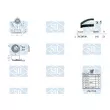 Pompe à eau + kit de courroie de distribution Saleri SIL K2PA1133 - Visuel 2