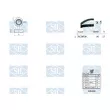 Pompe à eau + kit de courroie de distribution Saleri SIL K2PA830 - Visuel 2