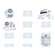 Pompe à eau + kit de courroie de distribution Saleri SIL K2PA922 - Visuel 2