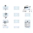 Pompe à eau + kit de courroie de distribution Saleri SIL K3PA945A - Visuel 2