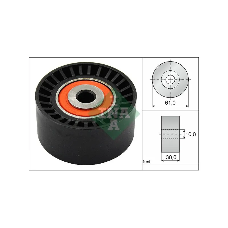 Poulie renvoi/transmission, courroie de distribution INA 532 0624 10