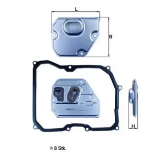 Filtre hydraulique, boîte automatique KNECHT HX 169KIT