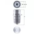 Filtre à carburant KNECHT KC 103 - Visuel 1