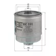 Filtre à carburant KNECHT KC 111 - Visuel 1