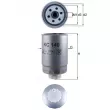 Filtre à carburant KNECHT KC 140 - Visuel 1