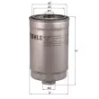 Filtre à carburant KNECHT KC 181 - Visuel 1