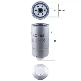 Filtre à carburant KNECHT KC 182