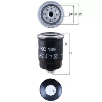 Filtre à carburant KNECHT KC 189