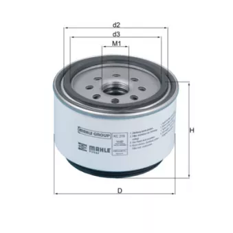 Filtre à carburant KNECHT KC 219