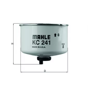 Filtre à carburant KNECHT KC 241D