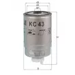 Filtre à carburant KNECHT KC 43 - Visuel 1