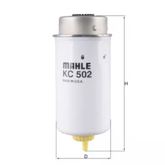 Filtre à carburant KNECHT KC 502