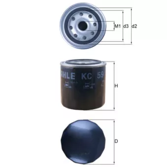Filtre à carburant KNECHT KC 59