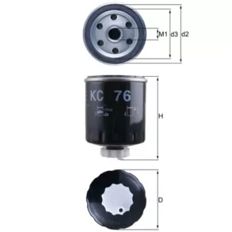 Filtre à carburant KNECHT KC 76