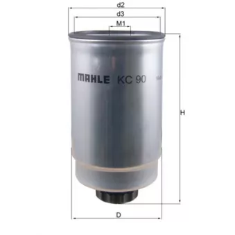 Filtre à carburant KNECHT KC 90