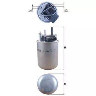 Filtre à carburant KNECHT
