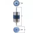 Filtre à carburant KNECHT KL 1055 - Visuel 1