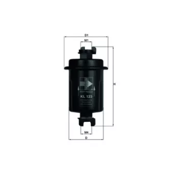Filtre à carburant KNECHT KL 123