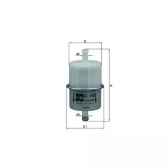 Filtre à carburant KNECHT KL 150 OF