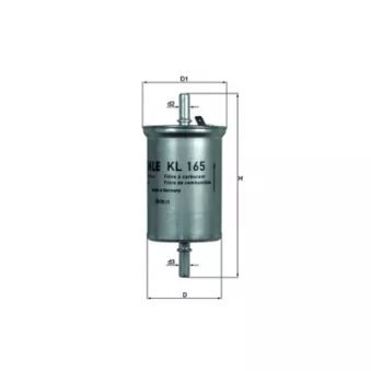 Filtre à carburant KNECHT KL 165