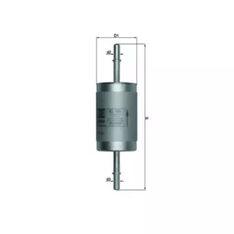Filtre à carburant KNECHT KL 181